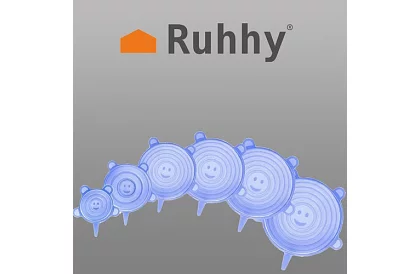 Silikonowe nakrętki do uszczelniania pojemników – zestaw 6 szt.