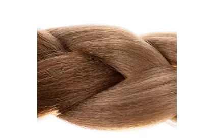 Syntetyczne ombre warkocze na włosy – ciemny blond