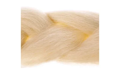 Syntetyczne ombre warkocze na włosy – jasny blond