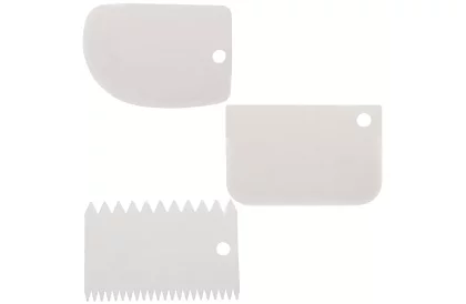 Obrotowy talerz do dekoracji tortów + 3 szpatułki