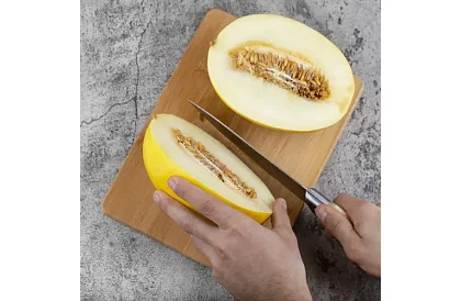 Deski bambusowe do krojenia – zestaw 4 szt. w stojaku