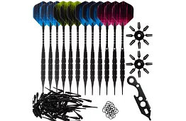 Zestaw strzałek – 12 sztuk + 100 grotów