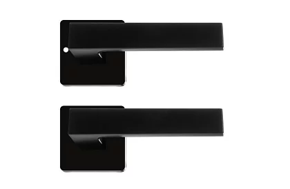 Klamka drzwiowa – klamka czarna matowa