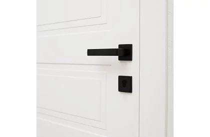 Klamka drzwiowa – klamka czarna matowa