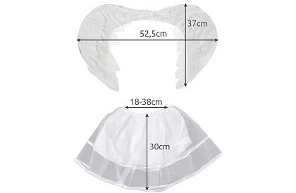 Kostium anioła z skrzydłami