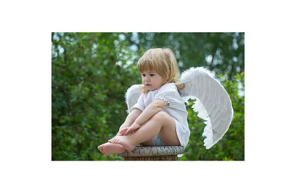 Kostium anioła z skrzydłami