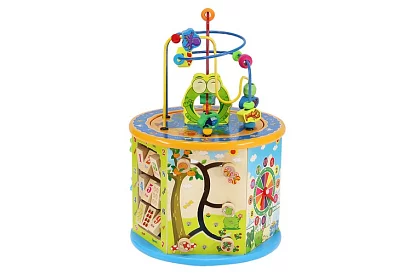 Drewniana edukacyjna gra sensoryczna - 8w1