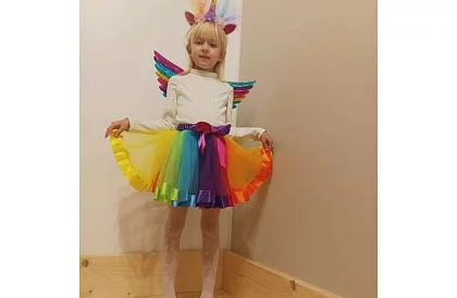 Kostium tęczowy jednorożec