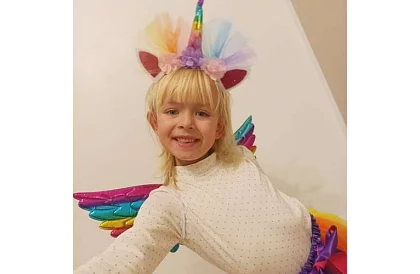 Kostium tęczowy jednorożec