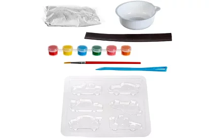 Zestaw kreatywnych magnesów DIY – samochody