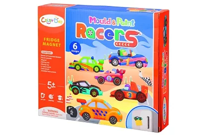 Zestaw kreatywnych magnesów DIY – samochody