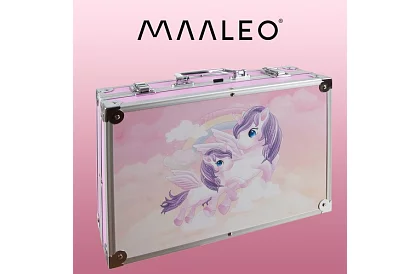 Zestaw dużych farb 144 szt. + walizka