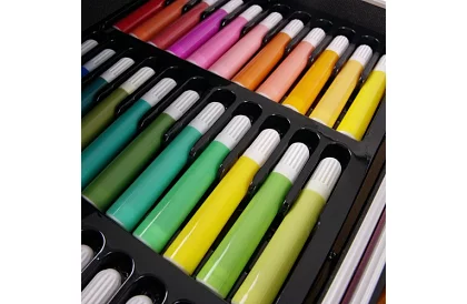 Zestaw dużych farb 144 szt. + walizka