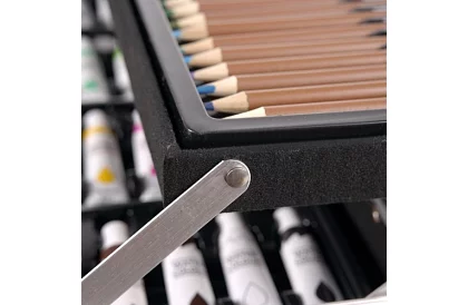 Zestaw dużych farb 144 szt. + walizka