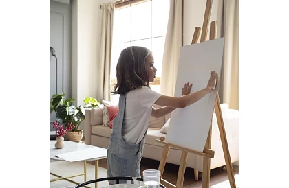 Stojak malarski drewniany