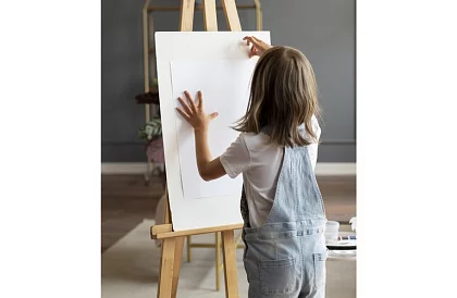 Stojak malarski drewniany