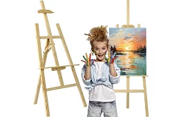 Stojak malarski drewniany