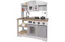 Drewniana kuchnia dla dzieci z akcesoriami