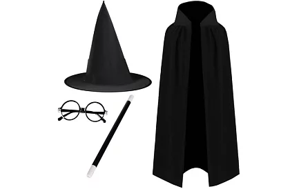 Kostium czarodzieja + akcesoria