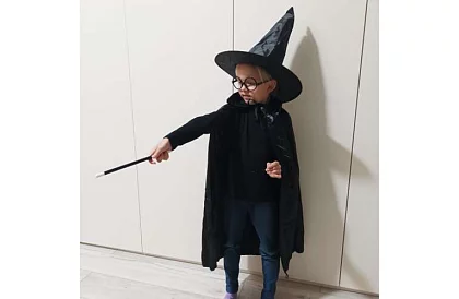 Kostium czarodzieja + akcesoria