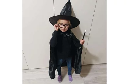 Kostium czarodzieja + akcesoria