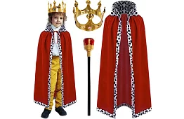 Kostium króla + akcesoria