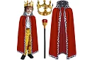 Kostium króla + akcesoria