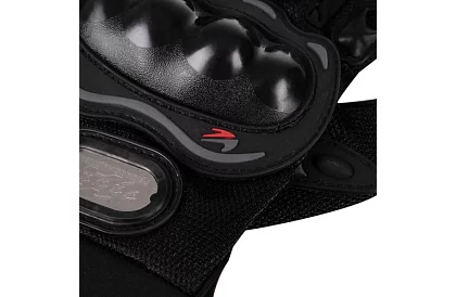 Czarne rękawice motocyklowe - XL