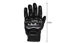 Czarne rękawice motocyklowe - XL