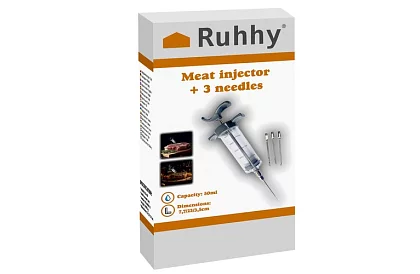 Injektor do mięsa + 3 igły