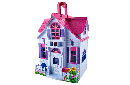 Składany domek dla lalek