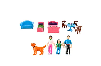 Składany domek dla lalek