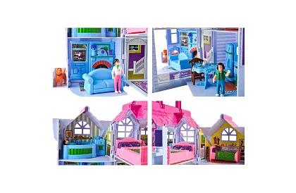 Składany domek dla lalek