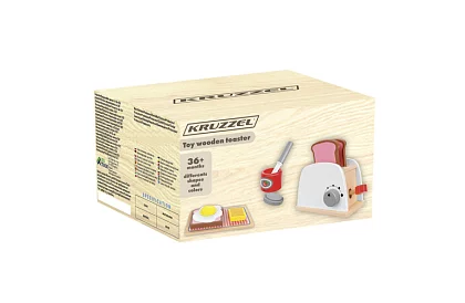 Drewniany toster dla małych kucharzy