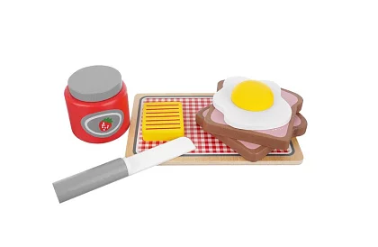 Drewniany toster dla małych kucharzy