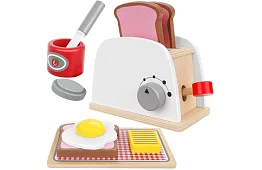 Drewniany toster dla małych kucharzy