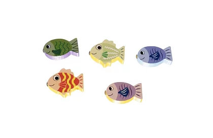 Drewniany sorter w kształcie + gra w ryby