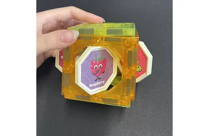 Zestaw edukacyjny magnetycznych klocków 3D - 77 sztuk