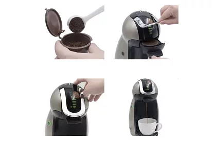 Zestaw 6 sztuk wielokrotnego użytku kapsułek do kawy