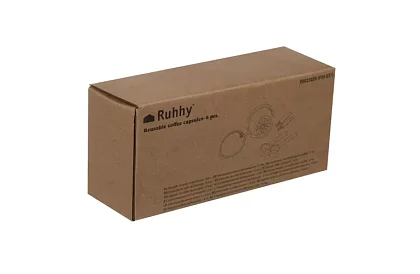 Zestaw 6 sztuk wielokrotnego użytku kapsułek do kawy