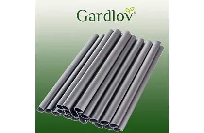 Klipy na taśmy ogrodzeniowe – 20 szt. – szary