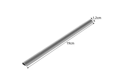 Klipy na taśmy ogrodzeniowe – 20 szt. – szary