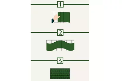 Taśma zaciemniająca na płot szara - panelowa 630 g/m² + klipsy