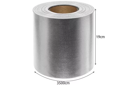 Taśma zaciemniająca na płot szara - panelowa 630 g/m² + klipsy