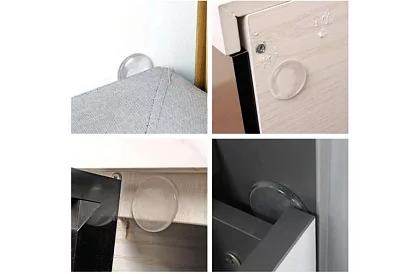 Silikonowa osłona ścian i mebli – 6 sztuk