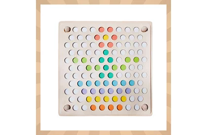 Drewniane puzzle kulkowe