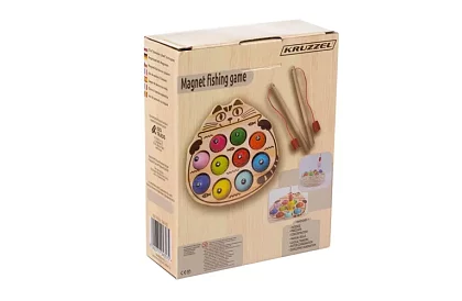 Drewniana magnetyczna gra w łapanie rybek