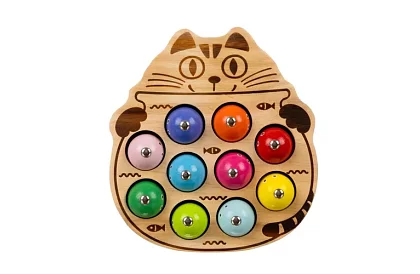 Drewniana magnetyczna gra w łapanie rybek