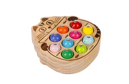 Drewniana magnetyczna gra w łapanie rybek