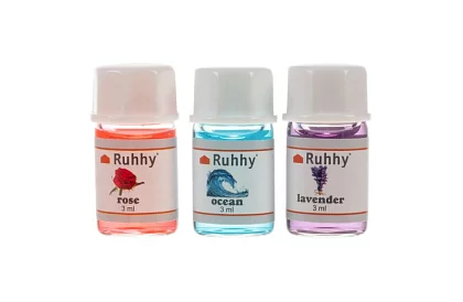 Aromatyczny dyfuzor z efektem płonącego płomienia + 3 olejki aromatyczne